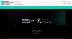 Desktop Screenshot of jornadaspymes.com.ar